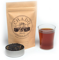 CHADO Ginger Flavoured Tea with Ginger Roots Ginger Black Tea Pouch(50 g)