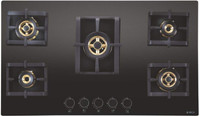 Elica PRO FB MFC 5B 90 MT FFD Brass Automatic Gas Stove(5 Burners)