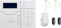 DFS Burglar Alarm System with 24*7 free professional monitoring, inbuilt M2M SIM Card Basic II Wireless Sensor Security System