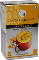 Granules and Beans Granules n Beans Turmeric Latte Instant Premix - (1Boxes X 10 Sachets 14gm=140 GM) Turmeric Herbal Tea Box(10 Bags)