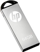 HP V22OW 64 GB Pen Drive(Silver)