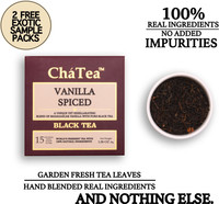 ChaTea Vanilla Spiced Black Tea Cardamom Black Tea Box(15 Bags)
