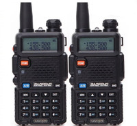 visionrabbit BAOFENG uv5r walkie talkie uhf400-470mhz FM radio Led Torch uv5r walkie talkie uhf400-470mhz 18000mah battery FM radio Led Torch Walkie Talkie(Black)