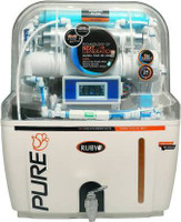 RUBY Autoflush With Display 12 L RO + UV Water Purifier(White & Blue)