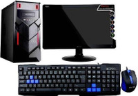 Assembled Intel Core i3 (4 GB DDR3/500 GB/Windows 10 Pro/15.1 Inch Screen/ASZI35004GB)(Black)