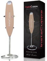 InstaCuppa 50 W Rose Gold Hand Blender(Milk Frother with 1 Year Warranty & Stainless Steel Stand, RoseGold)
