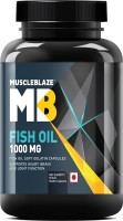 MuscleBlaze Omega 3 Fish Oil 1000 mg (180mg EPA and 120mg DHA)(90 No)