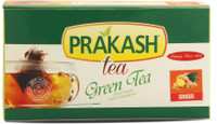 prakash tea green tea ginger flavor Ginger Tea Bags Box(25 Bags)