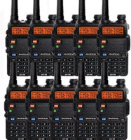 visionrabbit UV5R walkie talkie uhf400-520mhz Pack of 10pcs UV5R walkie talkie uhf400-520mhz Pack of10pcs Walkie Talkie(Black)