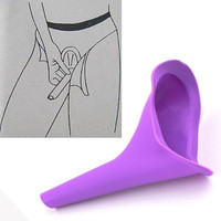 OXGENTA Urination Device for Women Feminine Hygiene Product Tool Reusable Female Urination Device(Purple, Pack of 1)