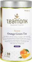 Teamonk Global Sozen Orange Green Tea Tin(50 Bags)