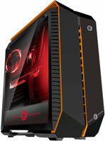 Circle Infernova Z Gaming Mid Cabinet(Black, Orange)