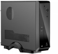 Circle Desktop Computer Cabinet Mini Cabinet(Black)