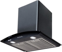 iBELL UNIVERSE220C Auto Clean Wall Mounted Chimney(Black 450 CMH)
