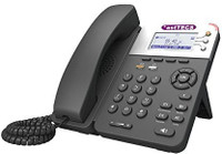 *astTECS *ast 600 Wi- Fi Corded Business IP Phone for call center and business communications Corded Landline Phone(Black)