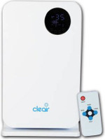 CleAir Plus Air Purifier - 350 Sq.Ft., CADR 277 m3/hr - with 4-Level HEPA Filter for Home, Office - Filters 99% PM2.5 (1h), Bacteria 99.99% (1h) - with Remote & Timer (White & Blue, Metallic Black) Portable Room Air Purifier(White)