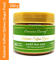 Carmine County Kashmiri Saffron Qahwa (Sugar-Free) Saffron Tea Blend Plastic Bottle(200 g)
