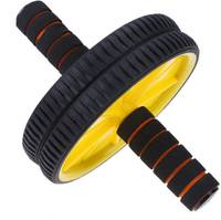 Manogyam Abdominal Double Wheel Ab Roller Gym For Exercise Fitness Equipment Workout Ab Exerciser