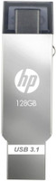 HP x304m C Type OTG 128 GB Pen Drive(Silver, Grey)