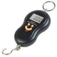 Angel Enterprise Smiley Portable Hanging Digital Scale Luggage Kitchen Weighing Scale 40Kg Weighing Scale(Black)