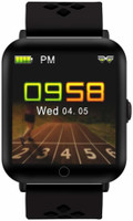 OPTA RSB-122 Bluetooth Fitness Watch Smartwatch(Black Strap, Medium)