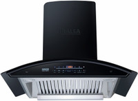 Inalsa Trident 90BKAC Auto Clean Wall Mounted Chimney(Black 1300 CMH)