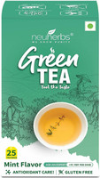 Neuherbs Green Tea for Weight Management with Mint Flavour 25 Tea Bags Mint Green Tea Bags Box(25 Bags)