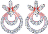 PC Chandra Jewellers Rose Gold 14kt Stud Earring