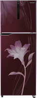 Panasonic 270 L Frost Free Double Door 3 Star Refrigerator(Lily Floral Wine, NR-BG271PLW3)