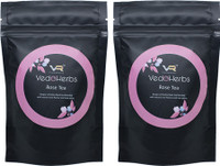 vedoherbs Rose tea Combo Pack of 2 Rose Herbal Infusion Pouch(50 g)