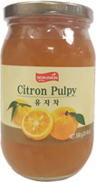 Seela Infratech Citron Pulpy Tea, Best Citron Pulpy Tea, Best Korean Citron Tea Honey Tea Glass Bottle(580)