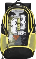 GENIUS Dark Yellow 40 litre Overnighter Backpack 40 L Backpack(Yellow, Black)