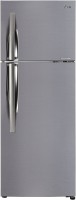 View LG 284 L Frost Free Double Door 3 Star (2019) Refrigerator(Shiny Steel, GL-C302KPZY)  Price Online