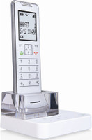 MOTOROLA IT 6.1XC 2.4 Cordless Landline Phone(White/Silver)