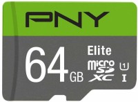 PNY Elite 64 GB MicroSDXC Class 10 100 MB/s  Memory Card(With Adapter)