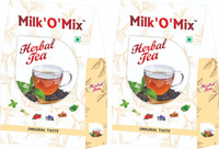Milk'O'Mix Herbal Tea Combo Rose, Ginger, Cinnamon, Brahmi, Fennel, Lemon Grass, Mint Herbal Tea Box(200 g)