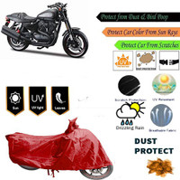 Motohunk Two Wheeler Cover for Harley Davidson(Red)
