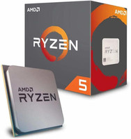 amd Ryzen 5 2600 with Wraith Stealth Cooler (YD2600BBAFBOX) 3.4 Ghz Upto 3.9 GHz AM4 Socket 6 Cores 12 Threads 3 MB L2 16 MB L3 Desktop Processor(Silver)
