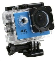 HALA Action Camera 4K Waterproof Wifi Wide Angle 16 MP 4K Video Recording Camera Sports and Action Camera(Blue, 12 MP)