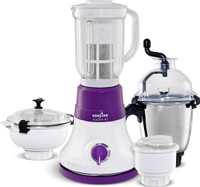 Kenstar STALLION 4J KMSTA60V4P-DBF 230 Mixer Grinder (4 Jars, White)