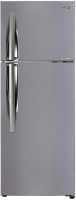 View LG 308 L Frost Free Double Door 3 Star (2019) Refrigerator(Shiny Steel, GL-C322KPZY)  Price Online