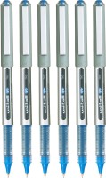 Uni Ball Eye UB157 Fine 0.7mm Blue Roller Ball Pen(Pack of 6, Blue)