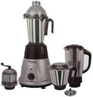 Sumeet Mixer Domestic Plus 2018 4 Jar 750 W Mixer Grinder (4 Jars, Black, Grey)