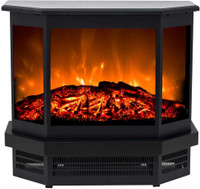 Urban Chef BEF-16FS 22 Inches 3 side Viewing Freestanding Electric Fireplace Gas Room Heater