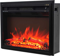 Urban Chef 23 Inches Flat Electric Fireplace Fan Room Heater