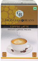 Granules and Beans Coffee Latte Instant Coffee Premix (10 Sachet x 14 gm =140 gm) Vanilla Instant Tea Box(10 Bags)