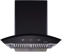 Elica TBC HAC TOUCH BF 60 MS NERO with Installation Kit Included Auto Clean Wall Mounted Chimney(Black 1200 CMH)