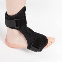 chekido Medical Foot Drop Splint Ankle Support Brace Plantar Fasciitis Night Splint Ankle Support(Black)