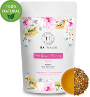 TeaTreasure Tulsi Ginger Turmeric Herbal Tea Pouch(100 g)