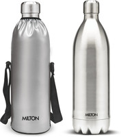 MILTON 1.8 L Steel Flask(Pack of 1, Silver)